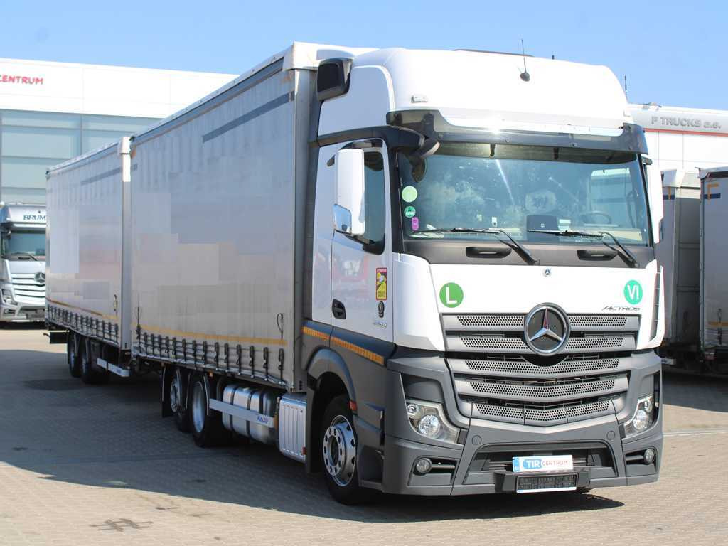 Mercedes-Benz Actros 2542, 6X2, EURO 6, AIR SUSPENSION, NAVIGATION + PANAV TVK18M - Тентованный грузовик: фото 3 Mercedes-Benz Actros 2542, 6X2, EURO 6, AIR SUSPENSION, NAVIGATION + PANAV TVK18M - Тентованный грузовик: фото 3