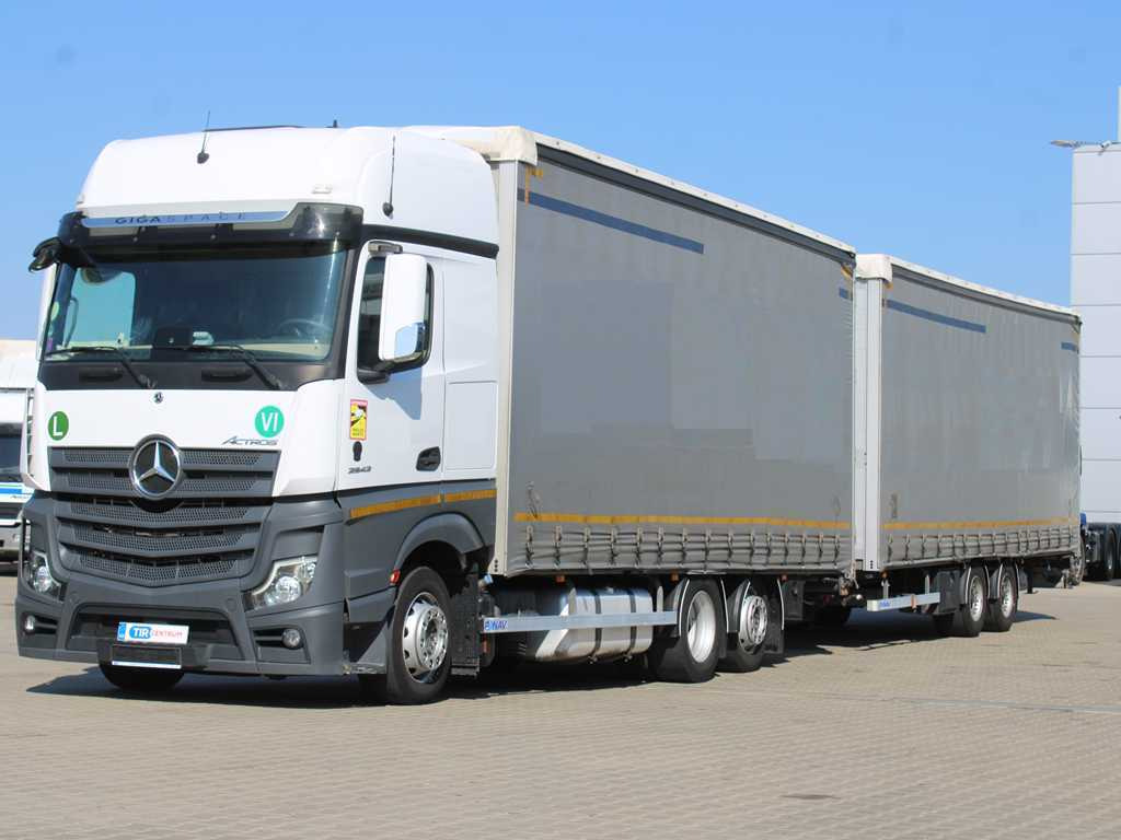 Mercedes-Benz Actros 2542, 6X2, EURO 6, AIR SUSPENSION, NAVIGATION + PANAV TVK18M - Тентованный грузовик: фото 1 Mercedes-Benz Actros 2542, 6X2, EURO 6, AIR SUSPENSION, NAVIGATION + PANAV TVK18M - Тентованный грузовик: фото 1