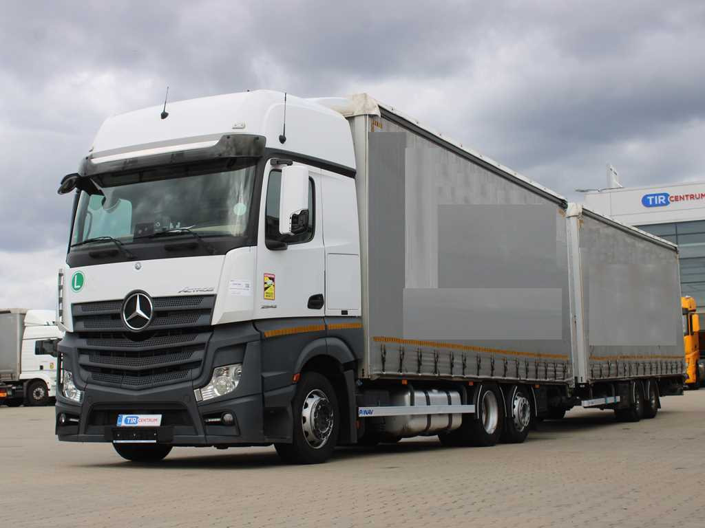 Mercedes-Benz Actros 2542, 6X2, LIFTING AXLE + PANAV TVK18M - Тентованный грузовик: фото 1 Mercedes-Benz Actros 2542, 6X2, LIFTING AXLE + PANAV TVK18M - Тентованный грузовик: фото 1