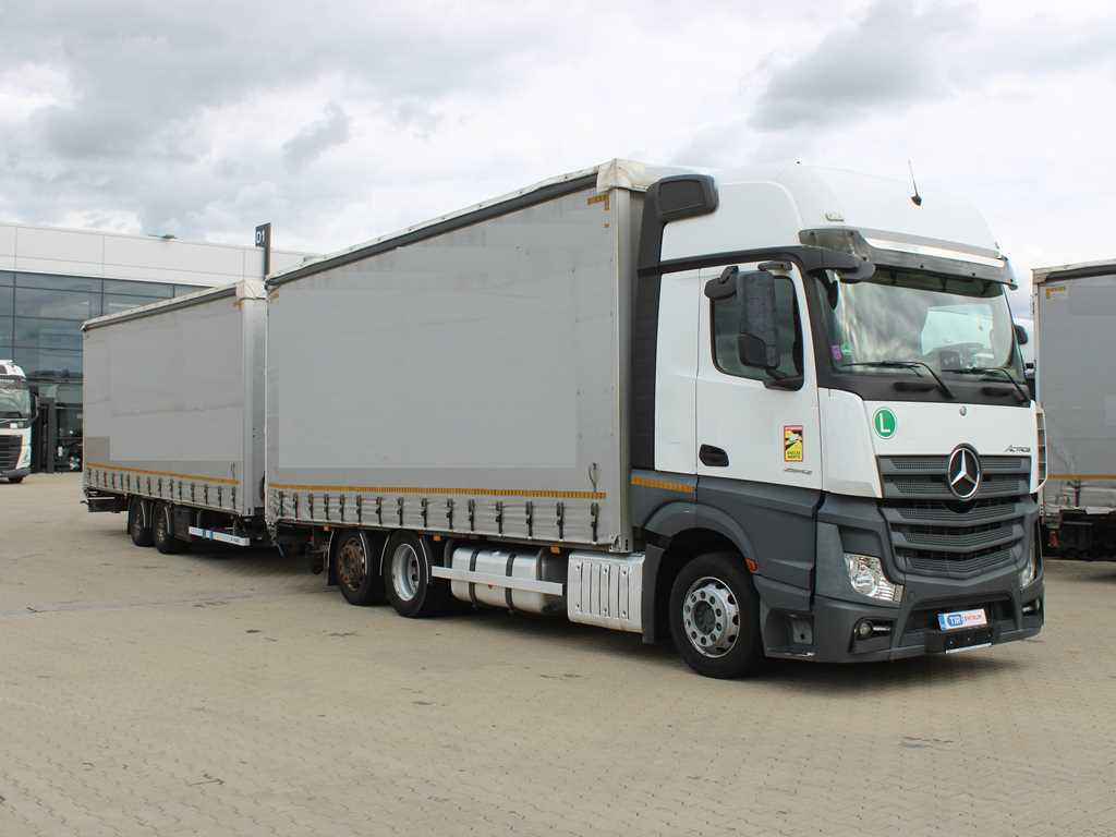 Mercedes-Benz Actros 2542, 6X2, LIFTING AXLE + PANAV TVK18M - Тентованный грузовик: фото 3 Mercedes-Benz Actros 2542, 6X2, LIFTING AXLE + PANAV TVK18M - Тентованный грузовик: фото 3