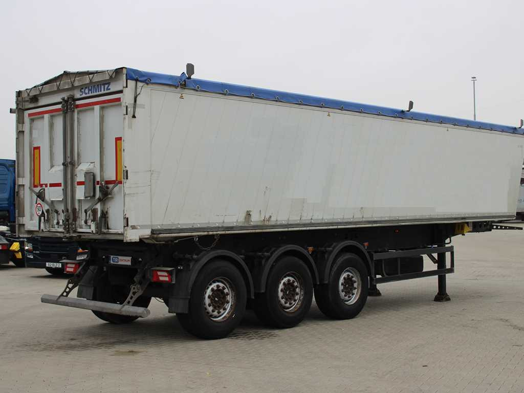 Schmitz SKI 24 SL 10.5, AXLES 9t, LIFTING AXLE, ALUMINUM BODY - Самосвальный полуприцеп: фото 3 Schmitz SKI 24 SL 10.5, AXLES 9t, LIFTING AXLE, ALUMINUM BODY - Самосвальный полуприцеп: фото 3