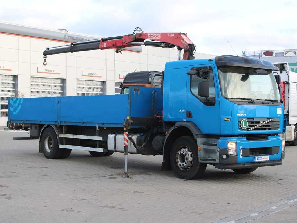 Volvo FE S 340 42R, EURO 5, CRANE FASSI F110A.22 - Грузовик бортовой/ Платформа, Автоманипулятор: фото 2 Volvo FE S 340 42R, EURO 5, CRANE FASSI F110A.22 - Грузовик бортовой/ Платформа, Автоманипулятор: фото 2