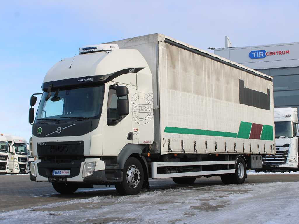 Volvo FL 250, EURO 6, INDEPENDENT AIR CONDITIONING - Тентованный грузовик: фото 1 Volvo FL 250, EURO 6, INDEPENDENT AIR CONDITIONING - Тентованный грузовик: фото 1