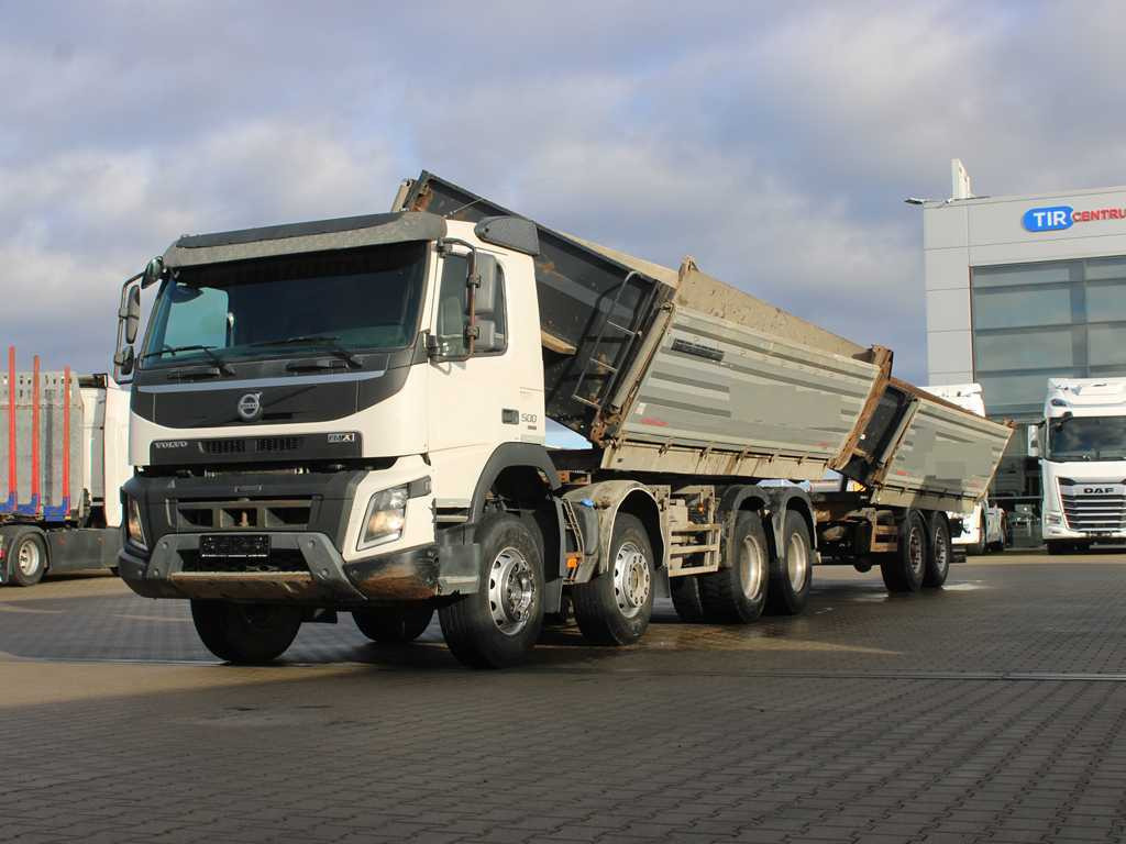 Volvo FMX 500, EURO 6, 8X4, VEB +, THREE-SIDED + SCHWARZMULLER - Самосвал: фото 1 Volvo FMX 500, EURO 6, 8X4, VEB +, THREE-SIDED + SCHWARZMULLER - Самосвал: фото 1