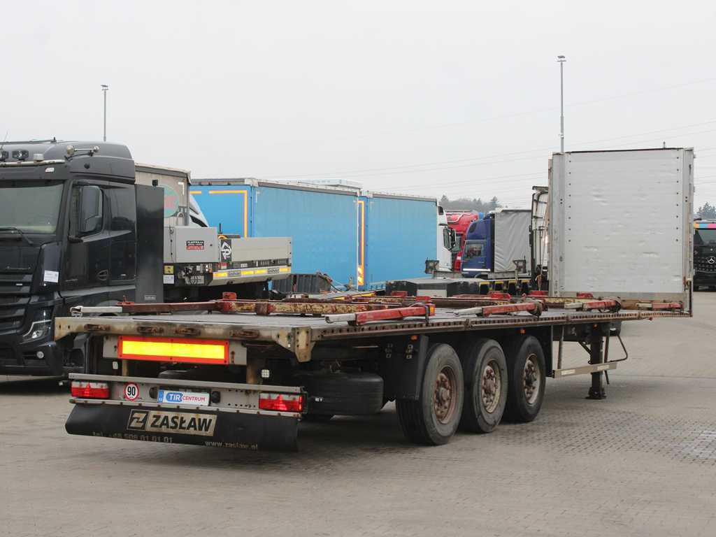 ZASŁAW D-651A, LIFTING AXLE - Полуприцеп бортовой/ Платформа: фото 4 ZASŁAW D-651A, LIFTING AXLE - Полуприцеп бортовой/ Платформа: фото 4