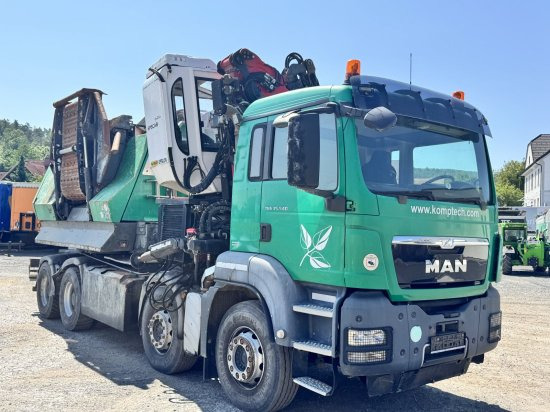 MAN TGS 35.540 8x4  mit Komptech-Zusatzeinheit - Лесозаготовительная техника, Грузовик: фото 5 MAN TGS 35.540 8x4  mit Komptech-Zusatzeinheit - Лесозаготовительная техника, Грузовик: фото 5