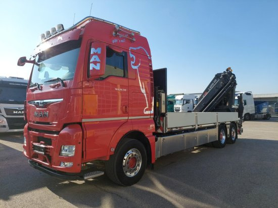 MAN TGX 26.510 BL Pritsche, Intarder, HIAB X-HIPRO 558EP-5, Alu-Felgen, Lenkachse, - Грузовик бортовой/ Платформа, Автоманипулятор: фото 1 MAN TGX 26.510 BL Pritsche, Intarder, HIAB X-HIPRO 558EP-5, Alu-Felgen, Lenkachse, - Грузовик бортовой/ Платформа, Автоманипулятор: фото 1