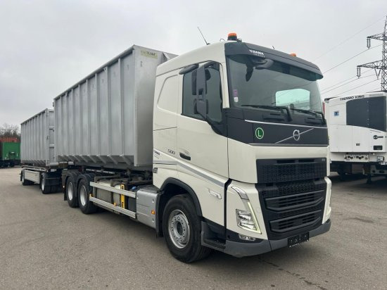 Volvo FH 500 6x4, I-Shift , Hyva Lift Abrollkipper Preis ohne Abrollcontainer - Крюковой мультилифт: фото 1 Volvo FH 500 6x4, I-Shift , Hyva Lift Abrollkipper Preis ohne Abrollcontainer - Крюковой мультилифт: фото 1