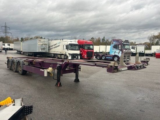 Web Trailer LPRS24 Heckschieber 1x20 ft 2x20 ft 1x40 ft - Полуприцеп-контейнеровоз/ Сменный кузов: фото 1 Web Trailer LPRS24 Heckschieber 1x20 ft 2x20 ft 1x40 ft - Полуприцеп-контейнеровоз/ Сменный кузов: фото 1