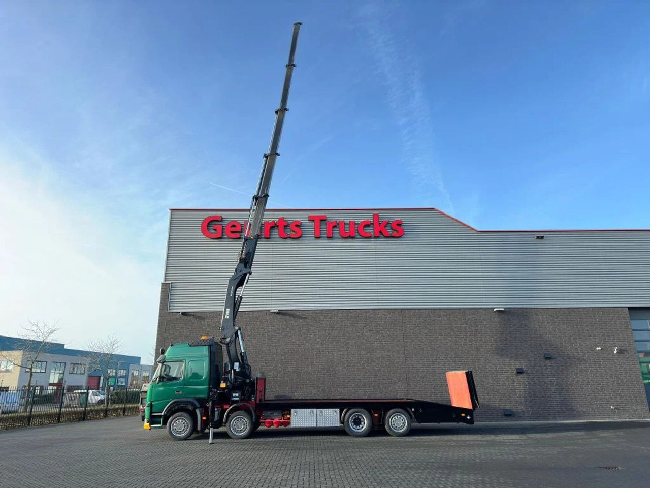 Автоманипулятор Volvo FM 500 8X2 OPRIJWAGEN/MACHINE TRANSPORTER + HIAB: фото 6