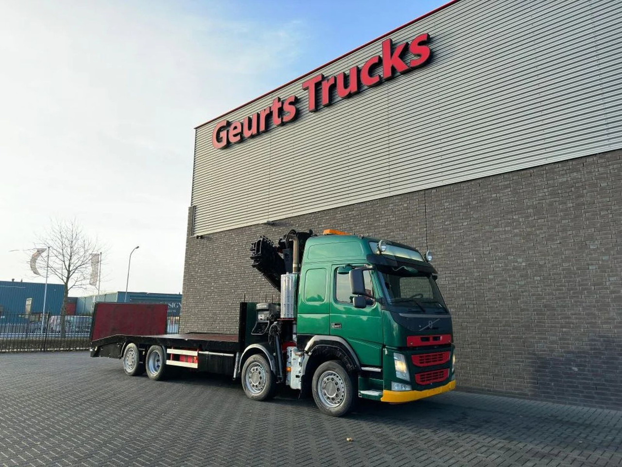 Автоманипулятор Volvo FM 500 8X2 OPRIJWAGEN/MACHINE TRANSPORTER + HIAB: фото 15