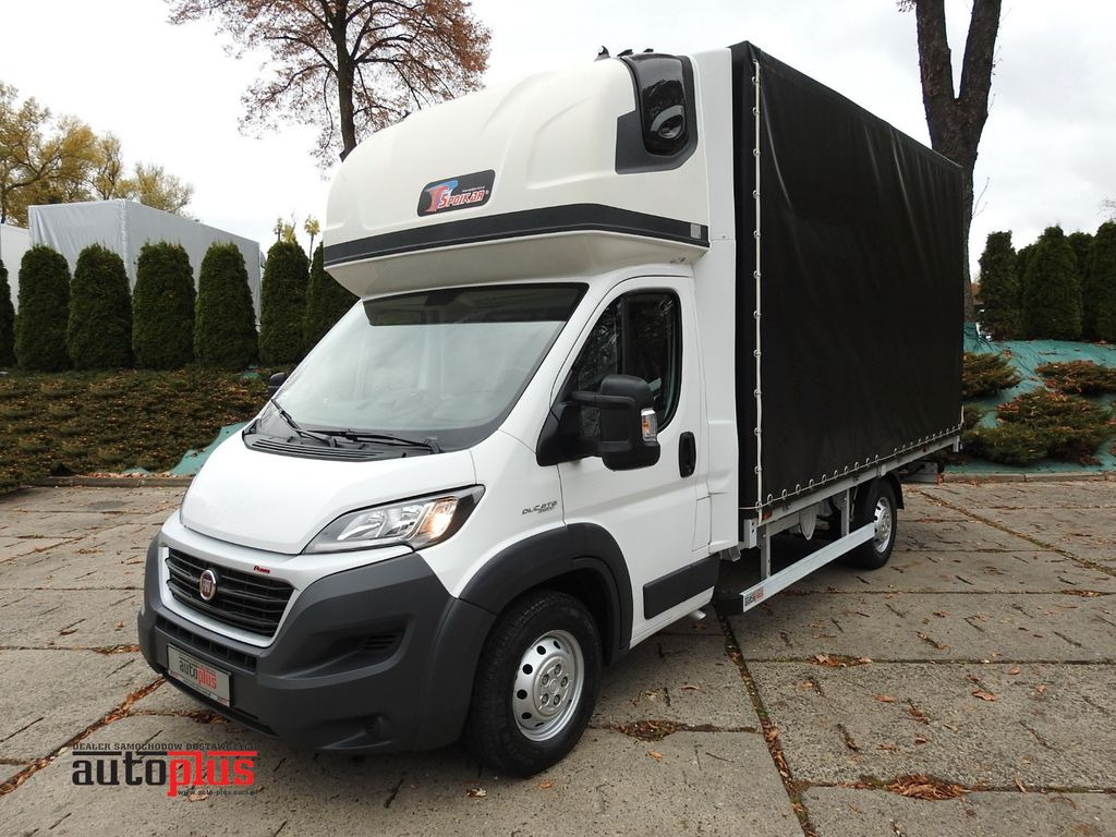 Fiat DUCATO PRITSCHE PLANE AUFZUG 8 PALETTEN WEBASTO - Тентованный фургон: фото 1 Fiat DUCATO PRITSCHE PLANE AUFZUG 8 PALETTEN WEBASTO - Тентованный фургон: фото 1