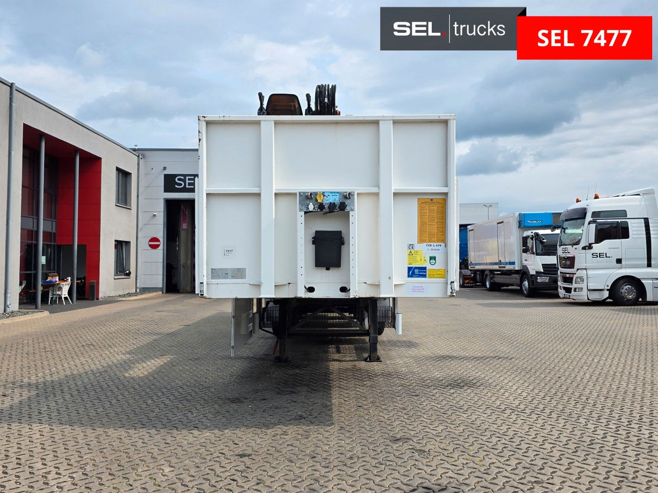 Fellechner SB31-L36 / Rollkran / Lenkachse - Полуприцеп бортовой/ Платформа: фото 2 Fellechner SB31-L36 / Rollkran / Lenkachse - Полуприцеп бортовой/ Платформа: фото 2