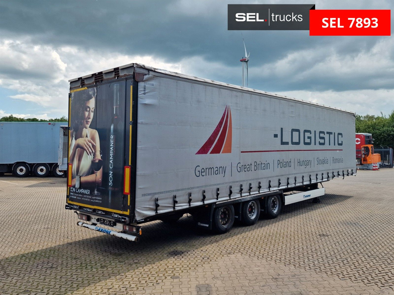 Krone SD / Hubdach / EDSCHA / Mega / Liftachse - Тентованный полуприцеп: фото 5 Krone SD / Hubdach / EDSCHA / Mega / Liftachse - Тентованный полуприцеп: фото 5