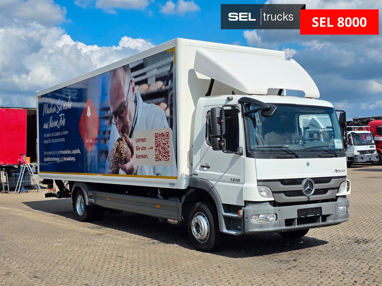 Mercedes-Benz Atego 1218 / Ladebordwand - Грузовик с закрытым кузовом: фото 3 Mercedes-Benz Atego 1218 / Ladebordwand - Грузовик с закрытым кузовом: фото 3
