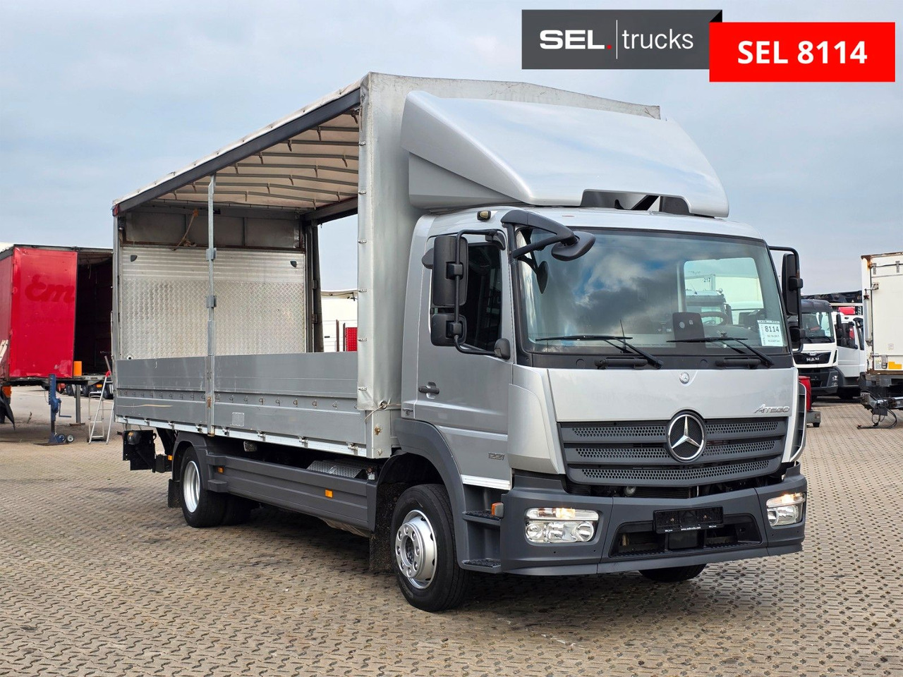 Mercedes-Benz Atego 1221 / Ladebordwand - Тентованный грузовик: фото 3 Mercedes-Benz Atego 1221 / Ladebordwand - Тентованный грузовик: фото 3