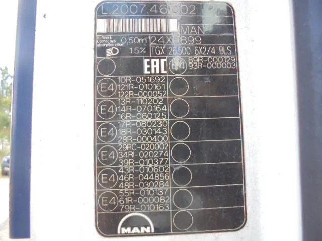 Тягач MAN TGX 26.500 XXL TUV APK 03-26 NL TRUCK 16X IN STOCK: фото 20 Тягач MAN TGX 26.500 XXL TUV APK 03-26 NL TRUCK 16X IN STOCK: фото 20
