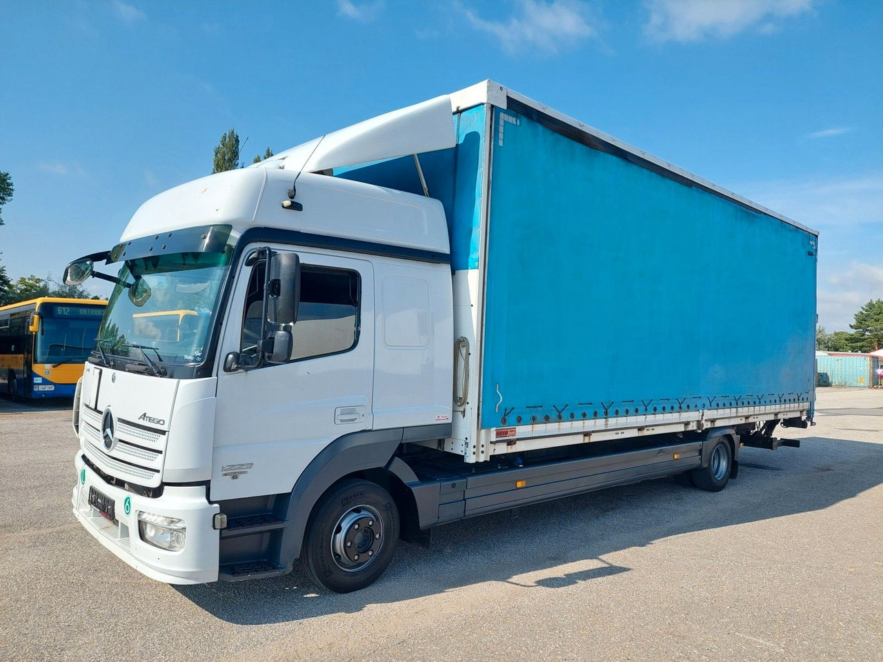 Mercedes-Benz Atego 1223 L/NR 20 20 Paletten - Тентованный грузовик: фото 1 Mercedes-Benz Atego 1223 L/NR 20 20 Paletten - Тентованный грузовик: фото 1
