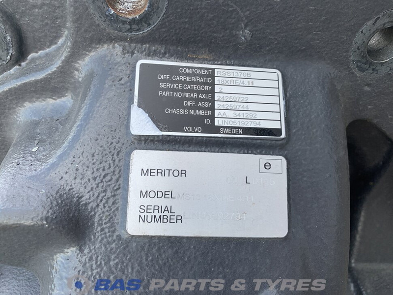 Volvo Differentieel Volvo RSS1370B 24260243 - Дифференциал для Грузовиков: фото 5 Volvo Differentieel Volvo RSS1370B 24260243 - Дифференциал для Грузовиков: фото 5
