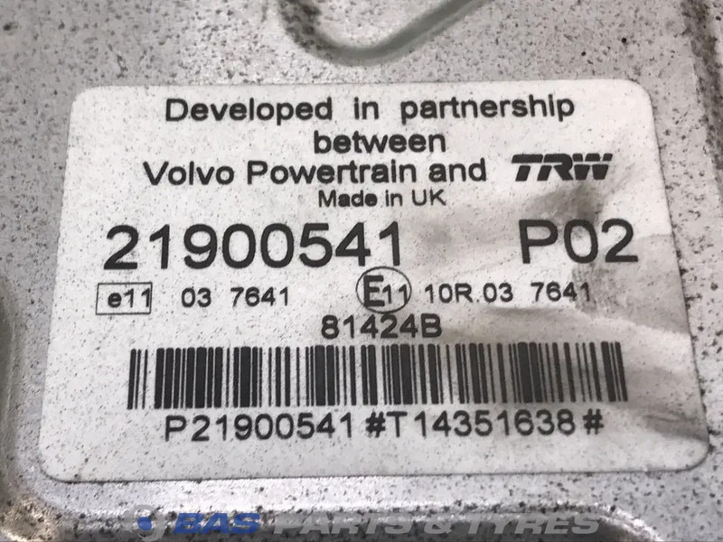 Volvo Motormanagement ECU Volvo 21900541 - Блок управления для Грузовиков: фото 3 Volvo Motormanagement ECU Volvo 21900541 - Блок управления для Грузовиков: фото 3