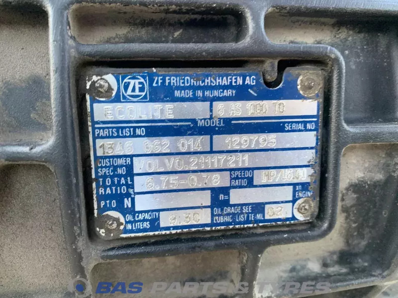 ZF FL Euro 6 Volvo ATO1056 Versnellingsbak 6AS1000 TO - Коробка передач для Грузовиков: фото 5 ZF FL Euro 6 Volvo ATO1056 Versnellingsbak 6AS1000 TO - Коробка передач для Грузовиков: фото 5