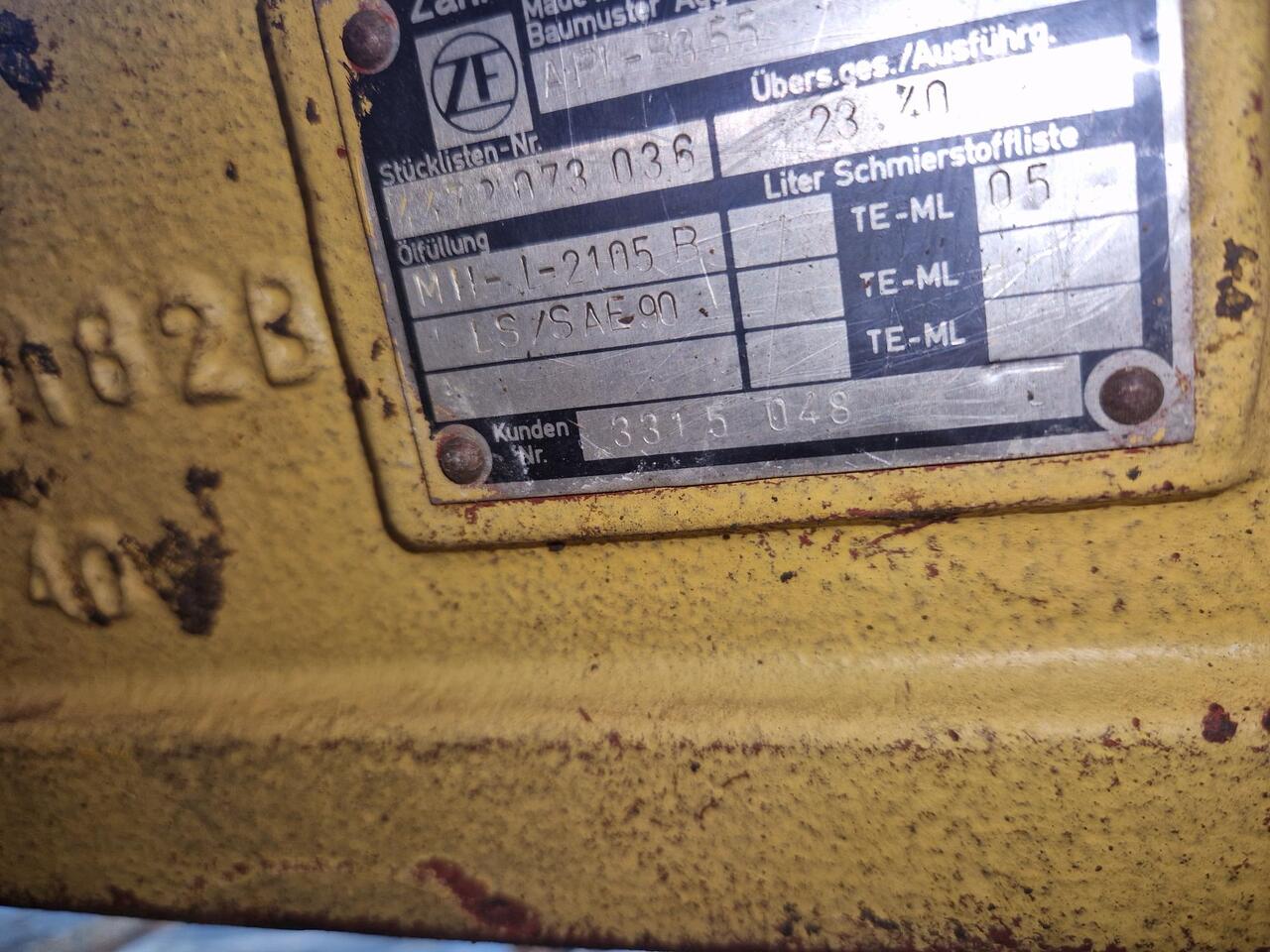 Eje ZF AP355 - Ось и запчасти для Строительной техники: фото 4 Eje ZF AP355 - Ось и запчасти для Строительной техники: фото 4