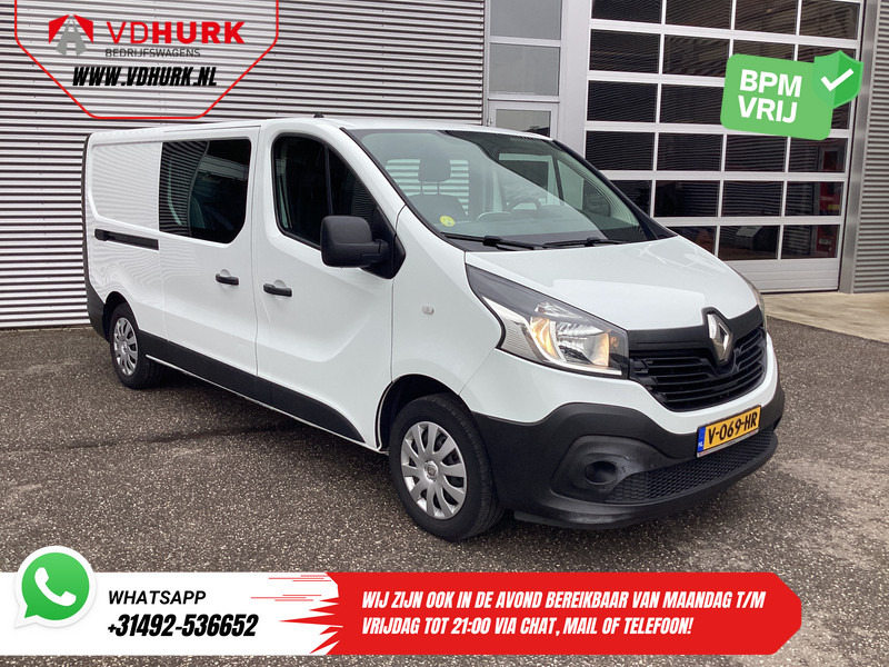 Renault Trafic 1.6 dCi 125 pk L2 DC Dubbel Cabine BPM VRIJ NL Auto/ Camera/ Cruise/ Navi/ Airco/ Trekhaak - Легковой фургон, Грузопассажирский фургон: фото 1 Renault Trafic 1.6 dCi 125 pk L2 DC Dubbel Cabine BPM VRIJ NL Auto/ Camera/ Cruise/ Navi/ Airco/ Trekhaak - Легковой фургон, Грузопассажирский фургон: фото 1