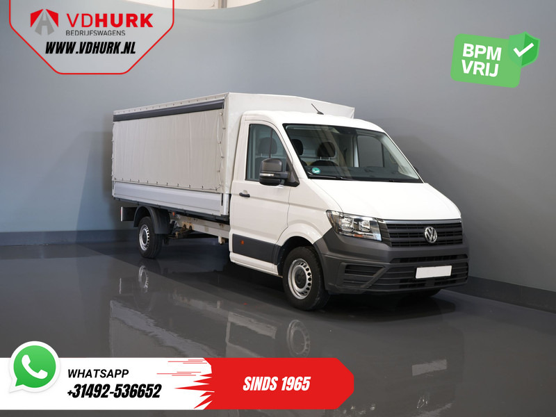 Volkswagen Crafter 35 2.0 TDI 180 pk DSG Aut. BPM VRIJ! 430x203 Open laadbak/ Schuifzeil/ Huif/ Climate/ Adapt. Cruise/ Camera/ Carplay - Малотоннажный бортовой грузовик: фото 1 Volkswagen Crafter 35 2.0 TDI 180 pk DSG Aut. BPM VRIJ! 430x203 Open laadbak/ Schuifzeil/ Huif/ Climate/ Adapt. Cruise/ Camera/ Carplay - Малотоннажный бортовой грузовик: фото 1