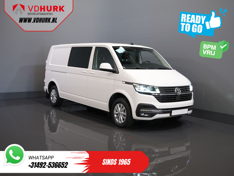 Volkswagen Transporter 2.0 TDI 150 pk Aut. L2 DC Dubbel Cabine BPM VRIJ! Ready2Go 2xSchuifdeur/ Adapt Cruise/ LED/ Standkachel/ Stoelverw./ Carplay/ Ca - Легковой фургон, Грузопассажирский фургон: фото 1 Volkswagen Transporter 2.0 TDI 150 pk Aut. L2 DC Dubbel Cabine BPM VRIJ! Ready2Go 2xSchuifdeur/ Adapt Cruise/ LED/ Standkachel/ Stoelverw./ Carplay/ Ca - Легковой фургон, Грузопассажирский фургон: фото 1