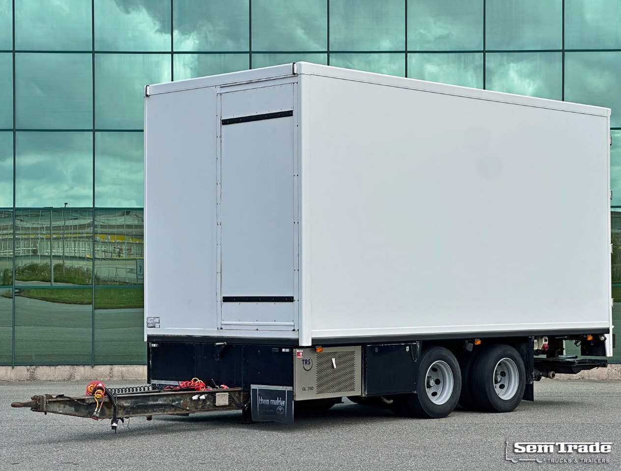 Прицеп-рефрижератор KMA 2 Axle Kees Mulder Isolated BOX Tail Lift Side Door Drum Brakes: фото 1