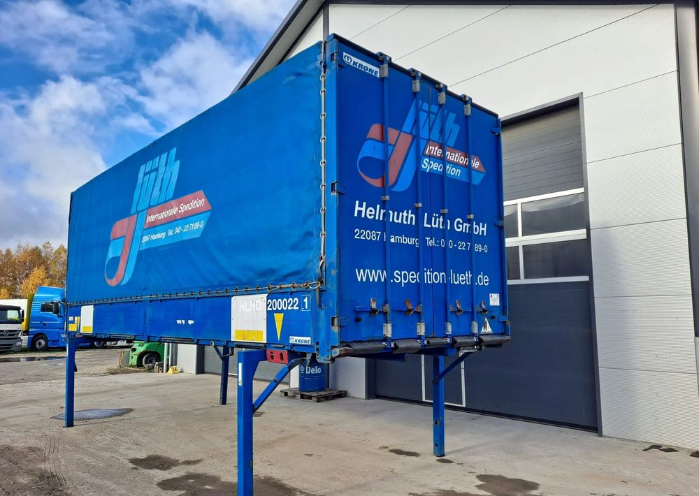 Krone Zabudowa BDF 7,45 18 palet Faktura VAT - Тентованный кузов: фото 4 Krone Zabudowa BDF 7,45 18 palet Faktura VAT - Тентованный кузов: фото 4