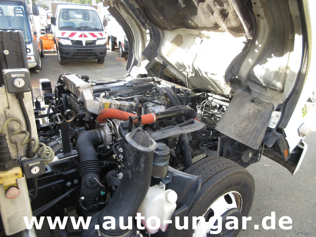 Мусоровоз Isuzu NPR 75 Müllwagen Provence Benne - Faun Lifter Presse Kipper Trittbrett Bj 12: фото 16