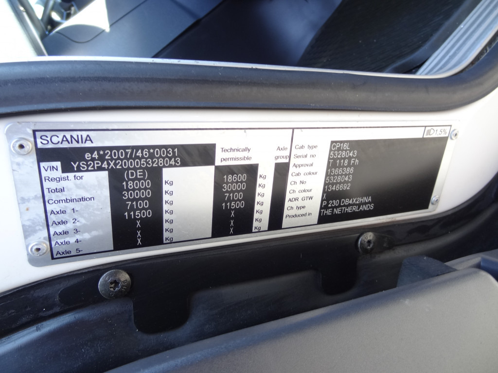 Scania P230 4X2 Kran Atlas 92.2 A2 - Автоманипулятор, Грузовик бортовой/ Платформа: фото 4 Scania P230 4X2 Kran Atlas 92.2 A2 - Автоманипулятор, Грузовик бортовой/ Платформа: фото 4