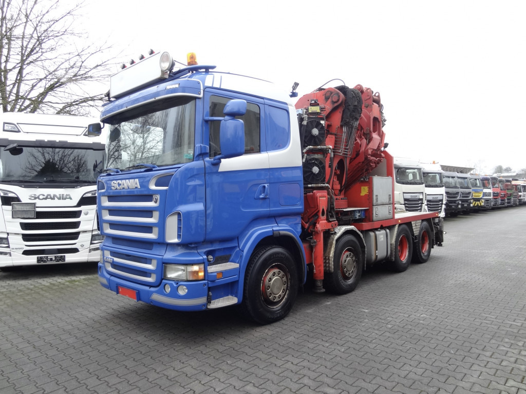 Автоманипулятор, Тягач Scania R480 8X4 Effer 1550 bis 40 Meter: фото 10
