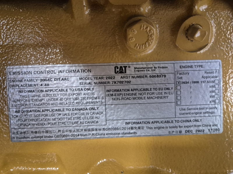 Caterpillar 3054C DITAAC Engine + Radiator - Двигатель для Промышленного оборудования: фото 2 Caterpillar 3054C DITAAC Engine + Radiator - Двигатель для Промышленного оборудования: фото 2