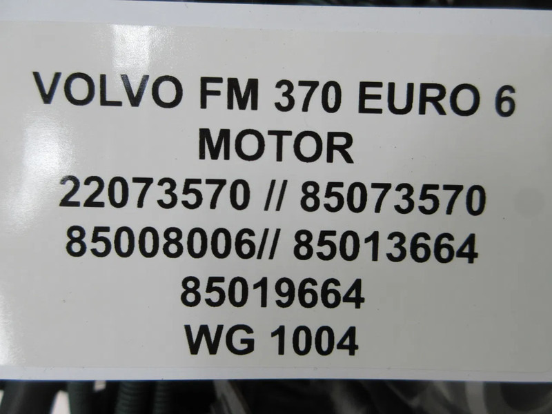 Volvo 22073570 // 85073570 // 85008006 // 85013664 VOLVO FM 370 EURO 6 - Двигатель для Грузовиков: фото 5 Volvo 22073570 // 85073570 // 85008006 // 85013664 VOLVO FM 370 EURO 6 - Двигатель для Грузовиков: фото 5