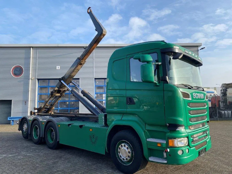 Scania R520 V8 / 8X4 / BIG AXLE / AJK HOOKLIFT 30TON / LIFT+LENKACHSE / NAVI / LEATHER / FULL-AIR / AUTOMATIC / EURO-6 / 2015 - Крюковой мультилифт: фото 2 Scania R520 V8 / 8X4 / BIG AXLE / AJK HOOKLIFT 30TON / LIFT+LENKACHSE / NAVI / LEATHER / FULL-AIR / AUTOMATIC / EURO-6 / 2015 - Крюковой мультилифт: фото 2