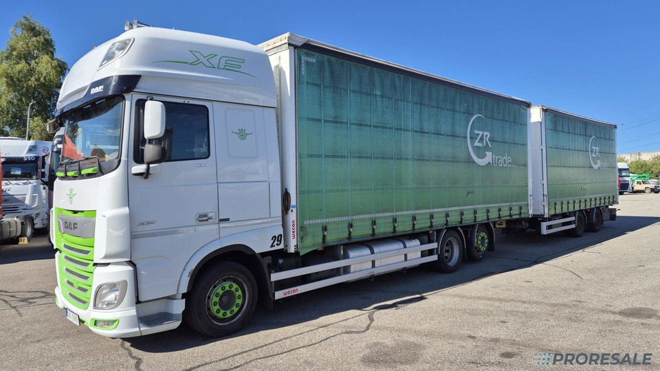 DAF XF 480 FAR 6X2 SSC EURO 6 - velkoobjemová souprava - prodejné jen s přívěsem WECON PC-CP-T0111 P0477K - cena je za celou soupravu - Тентованный грузовик: фото 2 DAF XF 480 FAR 6X2 SSC EURO 6 - velkoobjemová souprava - prodejné jen s přívěsem WECON PC-CP-T0111 P0477K - cena je za celou soupravu - Тентованный грузовик: фото 2