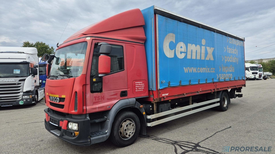 IVECO EUROCARGO ML 140E28 EURO 5 - valník s plachtou + hydraulické čelo 1,5 t - Тентованный грузовик: фото 2 IVECO EUROCARGO ML 140E28 EURO 5 - valník s plachtou + hydraulické čelo 1,5 t - Тентованный грузовик: фото 2