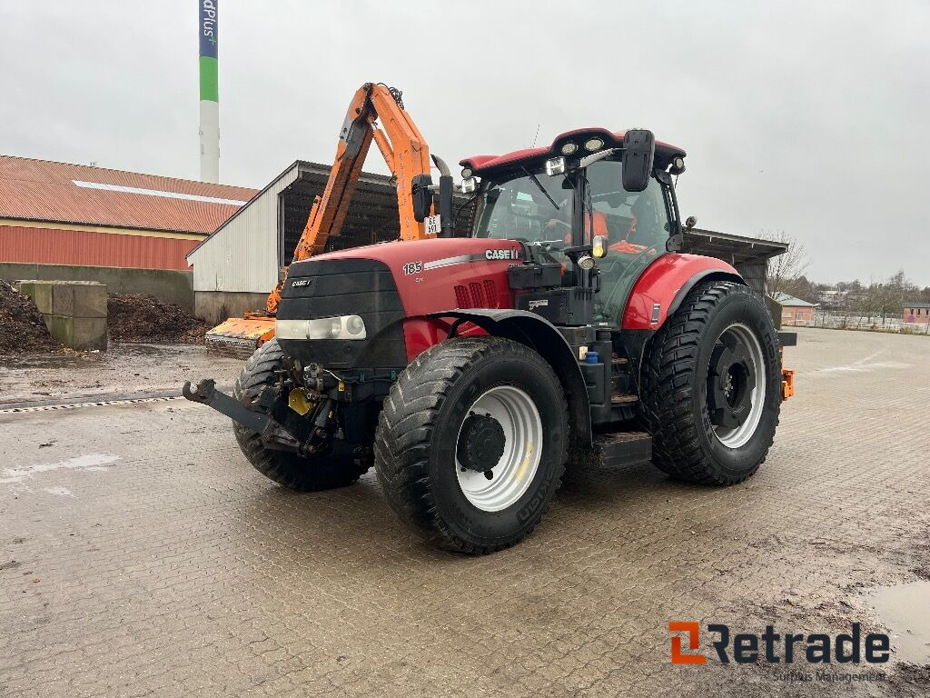 Traktor CASE IH PUMA 185 CVX Med landevejsdæk og MULAC græsklipper. - Сельскохозяйственная техника: фото 1 Traktor CASE IH PUMA 185 CVX Med landevejsdæk og MULAC græsklipper. - Сельскохозяйственная техника: фото 1