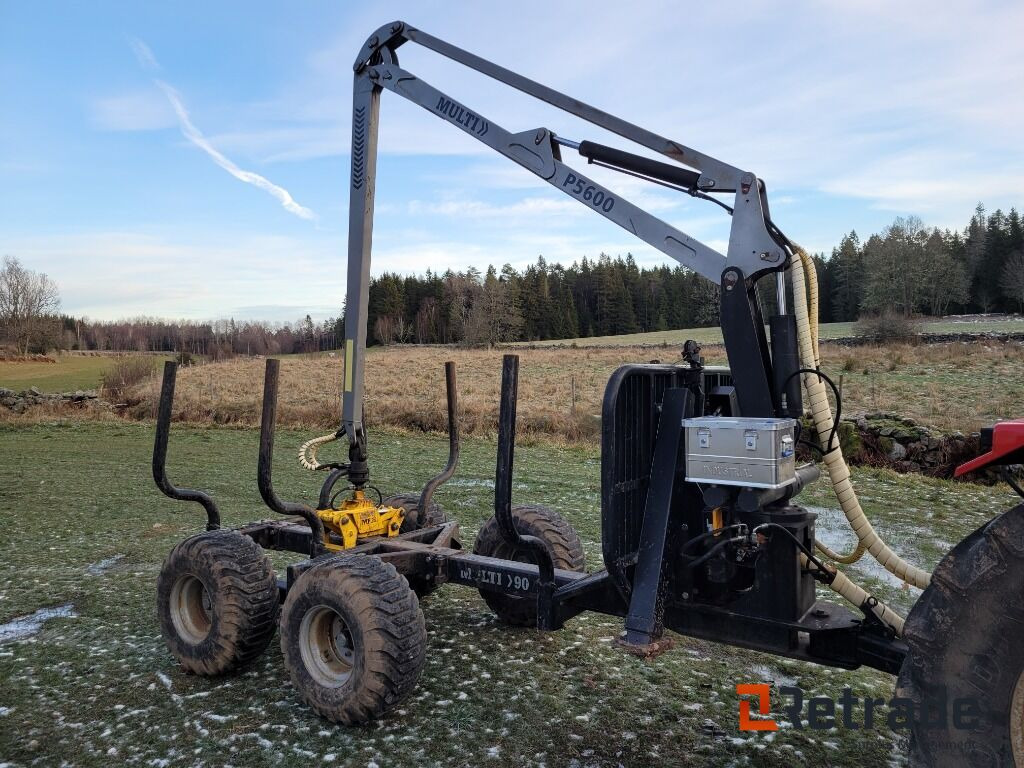 Skogsvagn Huggarvagn med kran Trejon Multiforest MF90 - Лесной прицеп: фото 2 Skogsvagn Huggarvagn med kran Trejon Multiforest MF90 - Лесной прицеп: фото 2