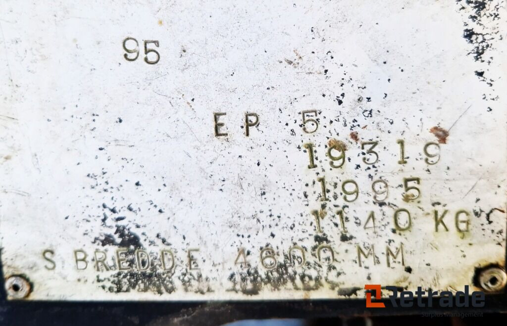 Snøryddingsutstyr Epoke Epoke EPS Snøplog - Строительное оборудование: фото 4 Snøryddingsutstyr Epoke Epoke EPS Snøplog - Строительное оборудование: фото 4