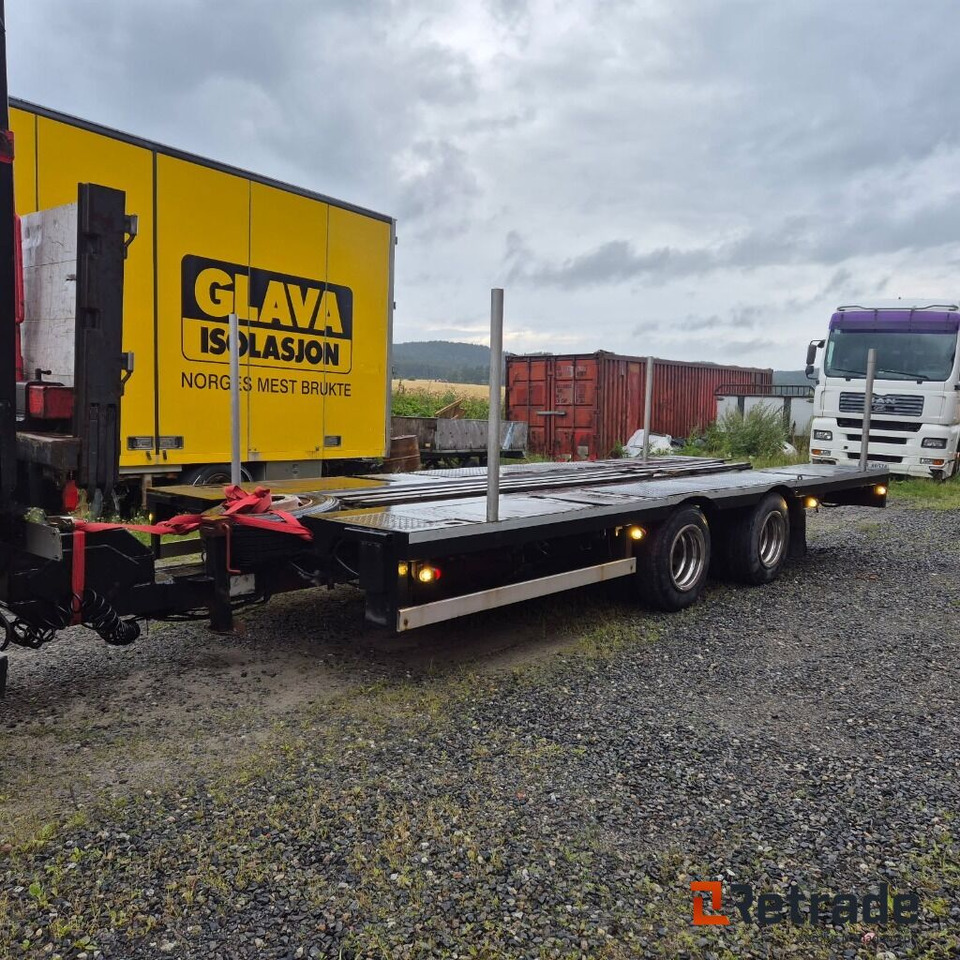 Tilhenger LOHR TA/8M - Прицеп бортовой/ Платформа: фото 1 Tilhenger LOHR TA/8M - Прицеп бортовой/ Платформа: фото 1