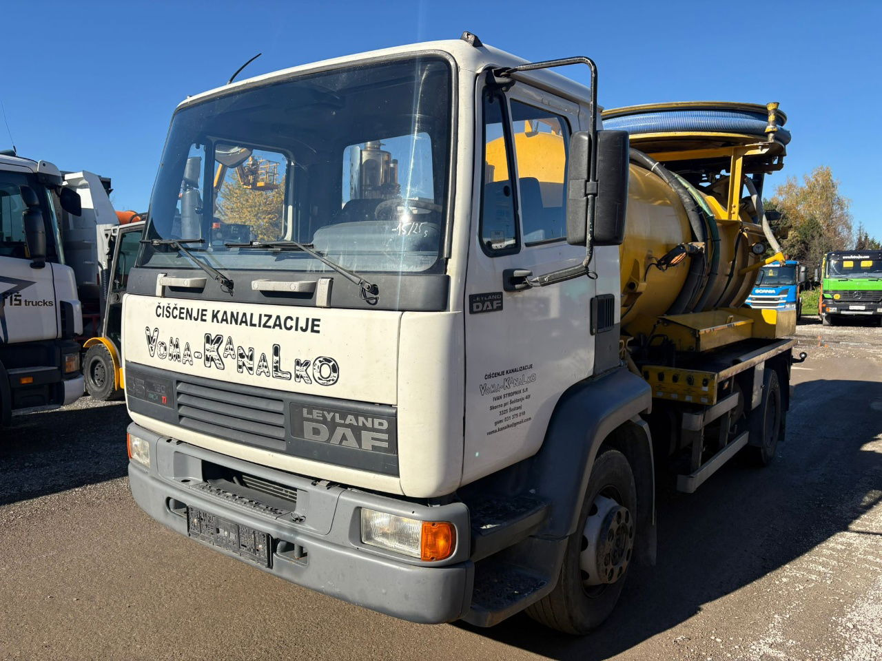 DAF AE55 4x2 vacuum + pressure truck - 8000 liters - Другая техника: фото 1 DAF AE55 4x2 vacuum + pressure truck - 8000 liters - Другая техника: фото 1