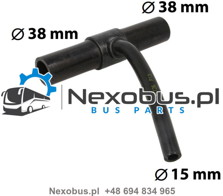 Trójnik układu ogrzewania Setra 4.. 5.. Mercedes Tourismo Euro 6 fi 38/15/38 L=248 mm - Отопление/ Вентиляция для Автобусов: фото 1 Trójnik układu ogrzewania Setra 4.. 5.. Mercedes Tourismo Euro 6 fi 38/15/38 L=248 mm - Отопление/ Вентиляция для Автобусов: фото 1