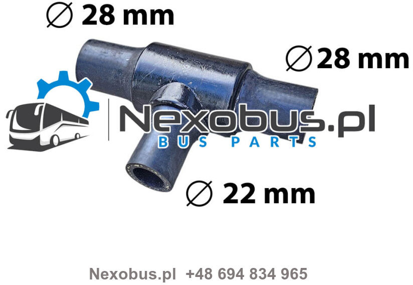 Trójnik układu ogrzewania Setra 531DT Mercedes Citaro D=28/22/28 mm A0029977474 - Отопление/ Вентиляция для Автобусов: фото 1 Trójnik układu ogrzewania Setra 531DT Mercedes Citaro D=28/22/28 mm A0029977474 - Отопление/ Вентиляция для Автобусов: фото 1