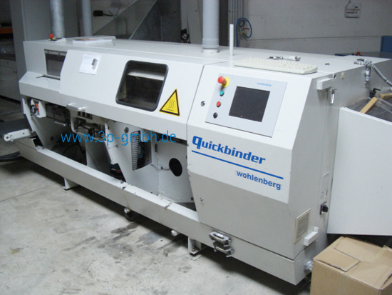 Perfect Binder Wohlenberg Quickbinder with PUR and Gazingunit - Печатное оборудование: фото 1 Perfect Binder Wohlenberg Quickbinder with PUR and Gazingunit - Печатное оборудование: фото 1