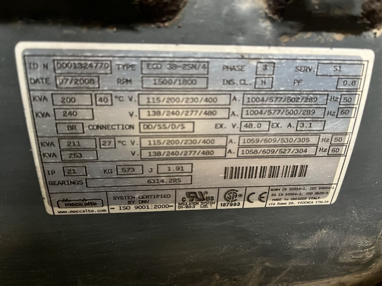 IVECO 240 kVa 8361 SRI в лизинг IVECO 240 kVa 8361 SRI: фото 6