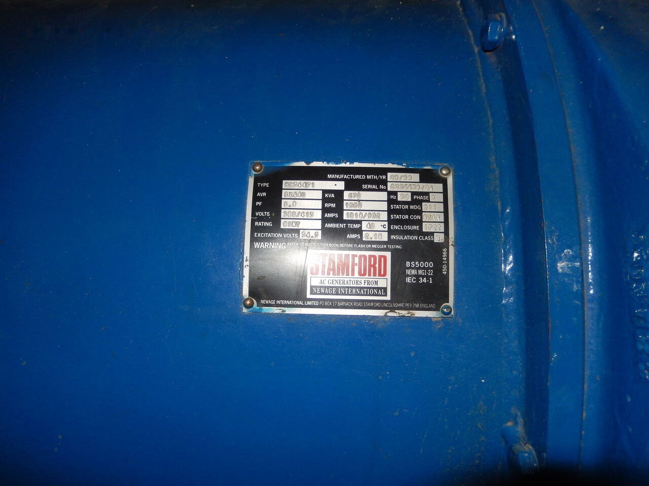 Perkins 630 kVa 3012TAG3 - Электрогенератор: фото 4 Perkins 630 kVa 3012TAG3 - Электрогенератор: фото 4