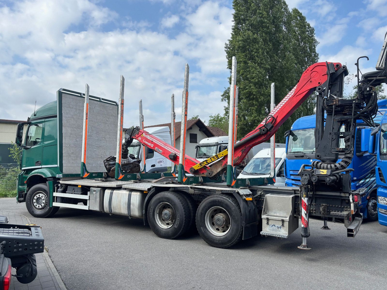 Лесовоз, Автоманипулятор Mercedes-Benz Arocs 6x4/Kran Cranab TZ 12.2: фото 8
